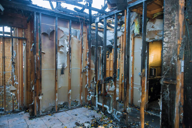 Professional Fire Damage Removal technician working in Perkasie, PA